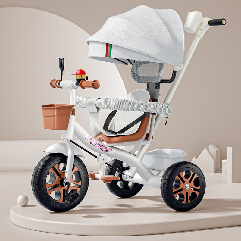 儿童三轮车自行车童车脚踏车玩具幼儿园1-3-2-6岁大号宝宝手推车