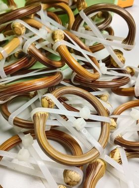 鸡藤血手镯高端无节金丝藤风藤药藤男女款文玩木质藤镯非西藏