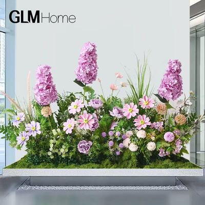莫奈花园仿真花造景大型落地假花摆设橱窗室内布置装饰绿植物仿生