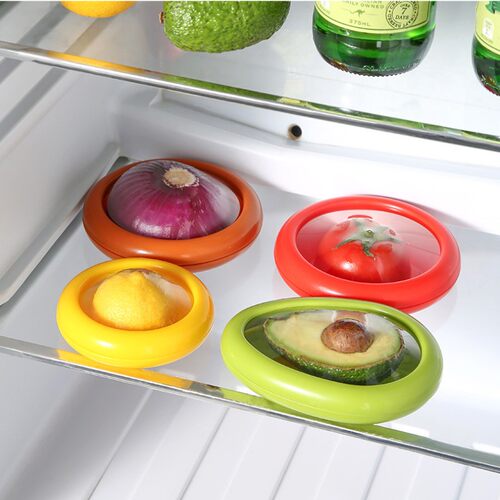 Transparent Food Fresh-keeping Box Fruit Vegetable Storage C