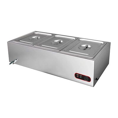 快餐商用保温售饭台加厚摆摊加热电热不锈钢自助汤池食堂台式打菜