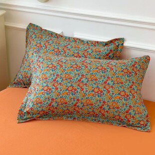 碎花枕套枕头套一对48x74c加厚家用枕头套 包邮 西藏