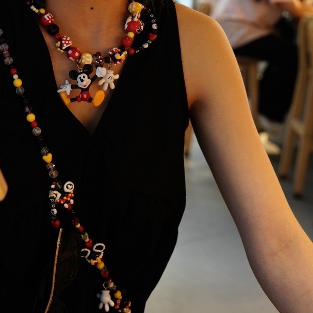 多巴胺diy手作手绘串珠手机链手机配饰项链包包挂件