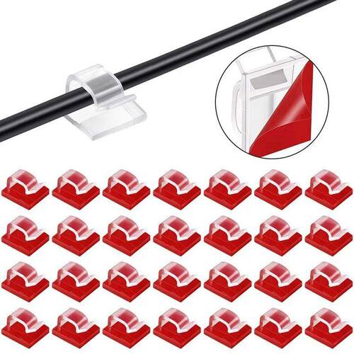10/20/50PCS Cable Organizer Clips Cable Management Wire Mana