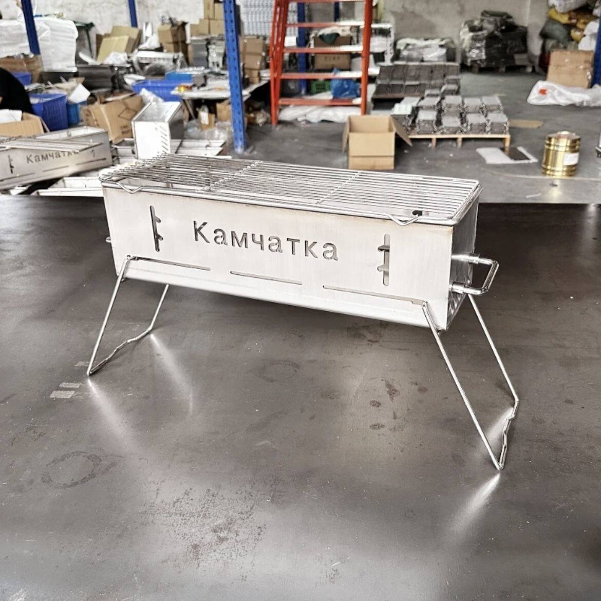 21.5加宽万年牢烧烤炉不锈钢烧烤炉加厚超厚碳烤炉烧烤架露营摆摊