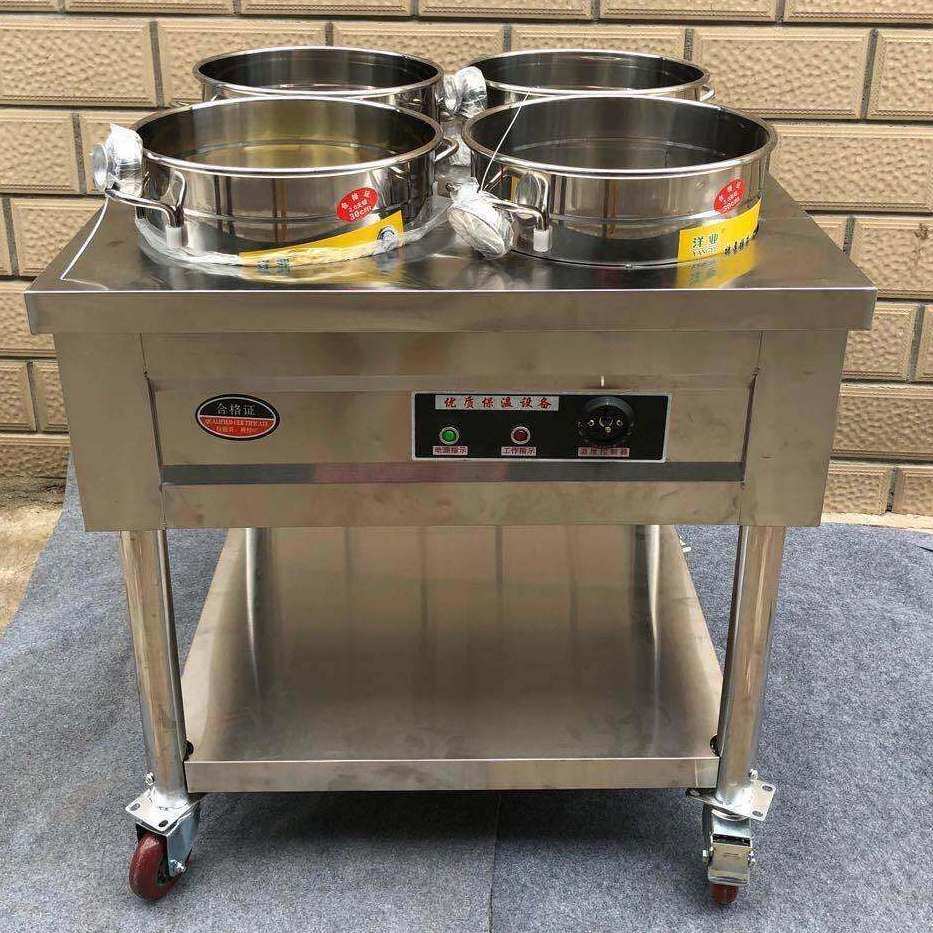 不锈钢保温粥车商用电加热灶台圆桶移动保温快餐车售饭台粥保温台,厨房电器,保温台/快餐台/售饭台/热餐机,淘宝优惠券,粉丝福利购,淘宝优惠卷