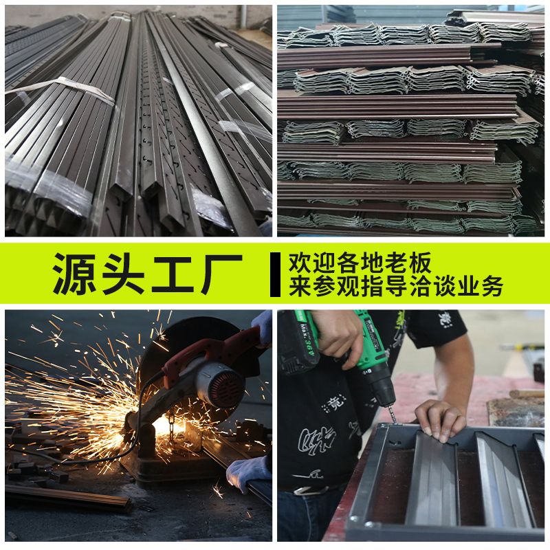 。工厂定制铝合金百叶窗空调外机罩外墙防雨空调保护罩格栅护栏定