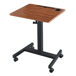 简易升降桌子可调节移动书桌站立桌学习办公桌站立式工作台床边桌