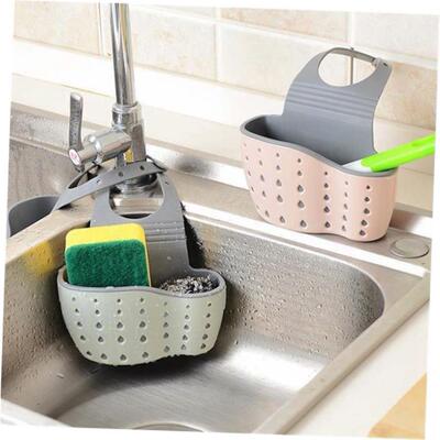 Sink Shelf Soap Sponge Drain rack Kitchen Organizer Holder