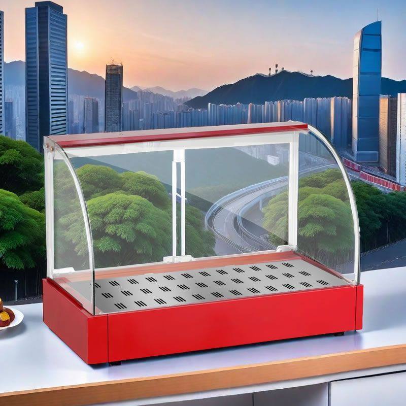 食品面包蛋挞汉堡展示柜保温柜电热保温箱商用加热小型恒温保温机