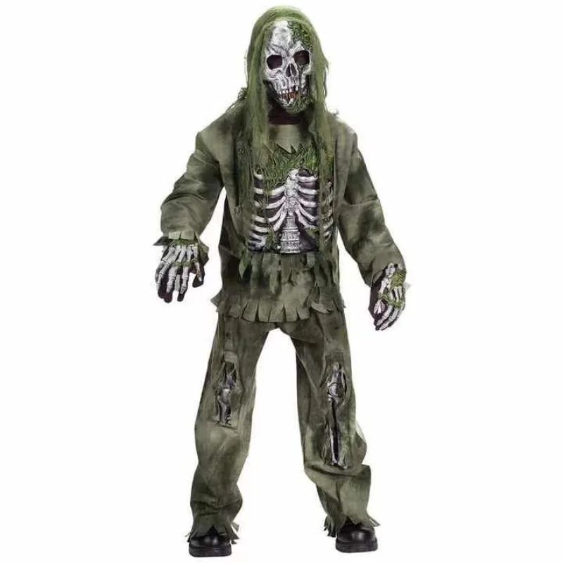 Creations Zombie Costume for Kids Adult Scary Skeleton Livin