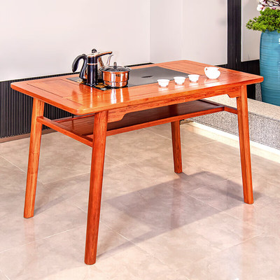 东成大果紫檀新中式茶台组合