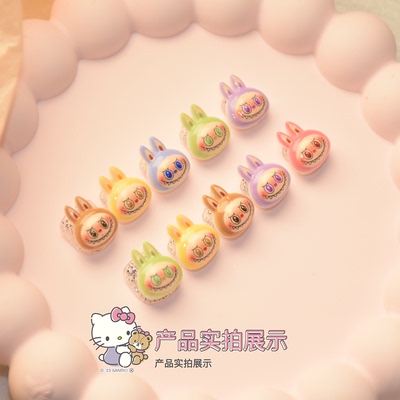 2025新款3至10岁纯手工儿童指甲贴片果冻胶美甲无毒小女孩穿戴甲