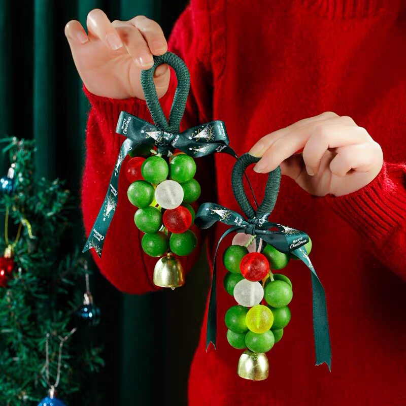 圣诞礼物葡萄皂挂件圣诞节装饰铃铛树装饰圣诞节礼物手工皂oi90