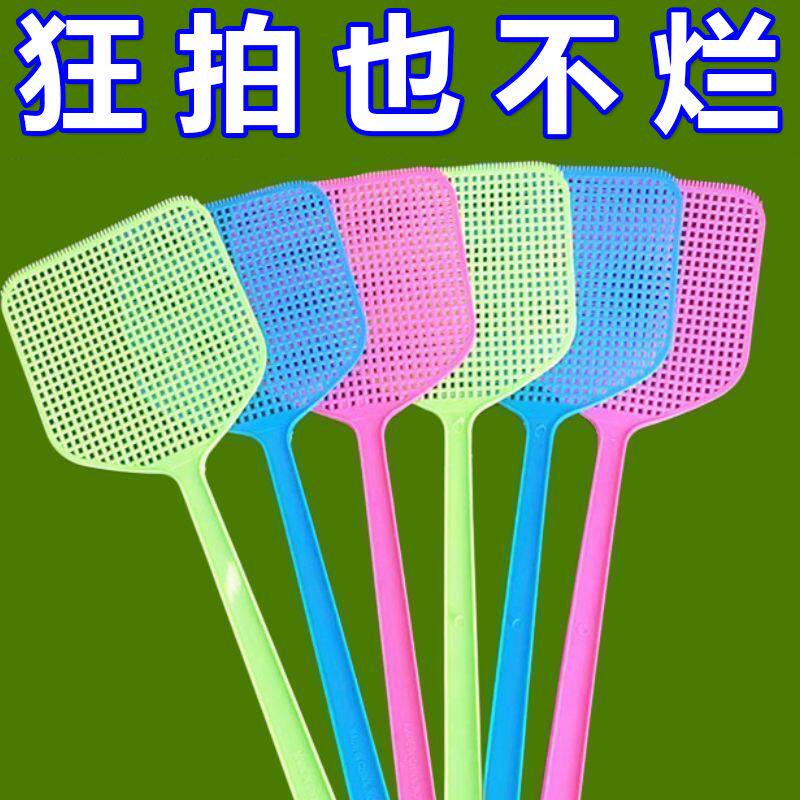 打不烂熟胶长柄苍蝇拍家用老式蝇子拍蚊子拍苍蝇拍子拍不烂蝇虫拍