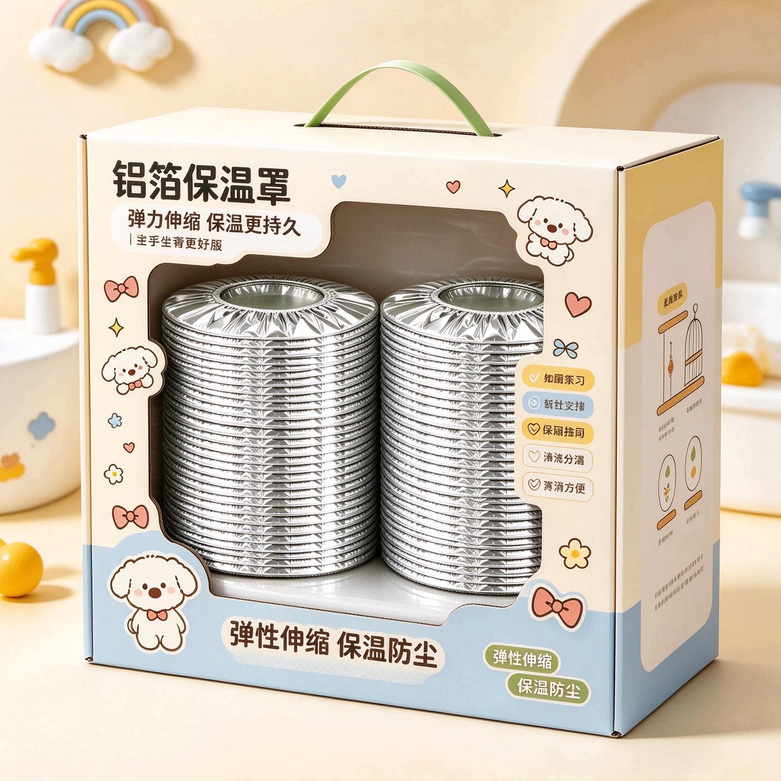 厨房家用铝箔恒温保鲜盖