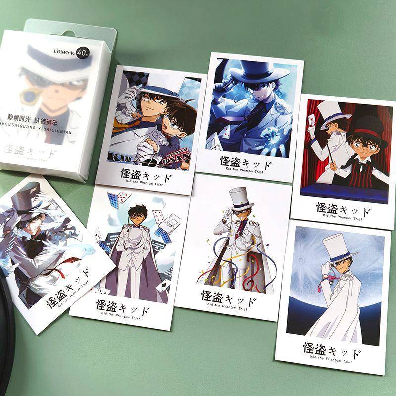 怪盗基德LOMO卡6 柯南黑羽快斗1412号周边自印拍立得照片小卡片