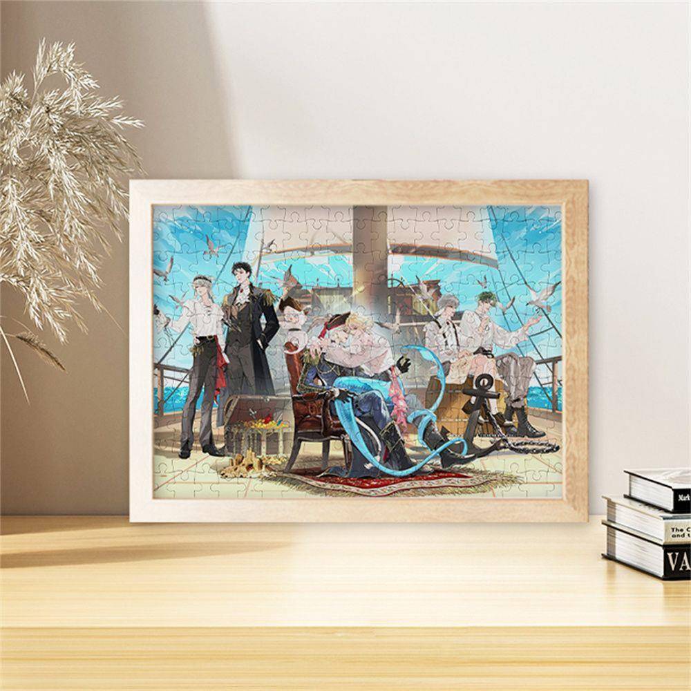 新款新款人鱼陷落周边木质拼图1000片diy高颜值摆件益智玩具生日