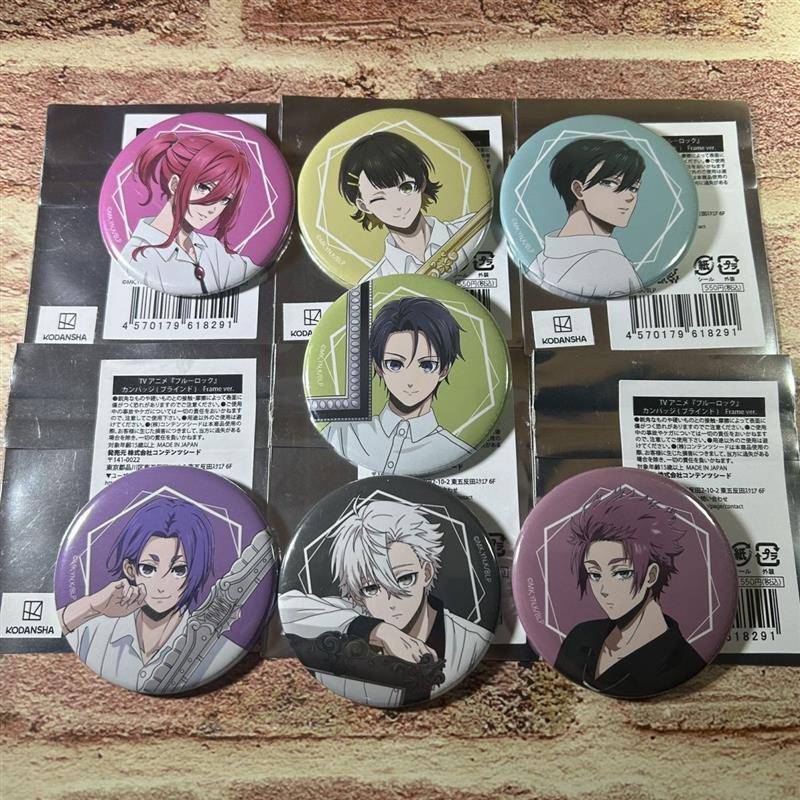 蓝色监狱蓝锁日谷马口铁画框相框周边动漫徽章现货吧唧千切蜂乐回