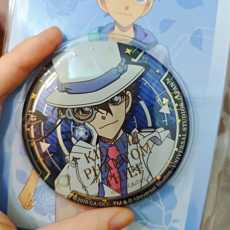 名侦探柯蓝怪盗基德黑羽快斗2019suj吧唧徽章谷周边挂件装饰胸章