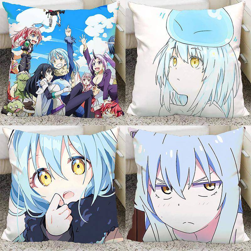 关于我转生变成史莱姆动漫周边抱枕二次元定制靠枕宿舍枕头送礼物