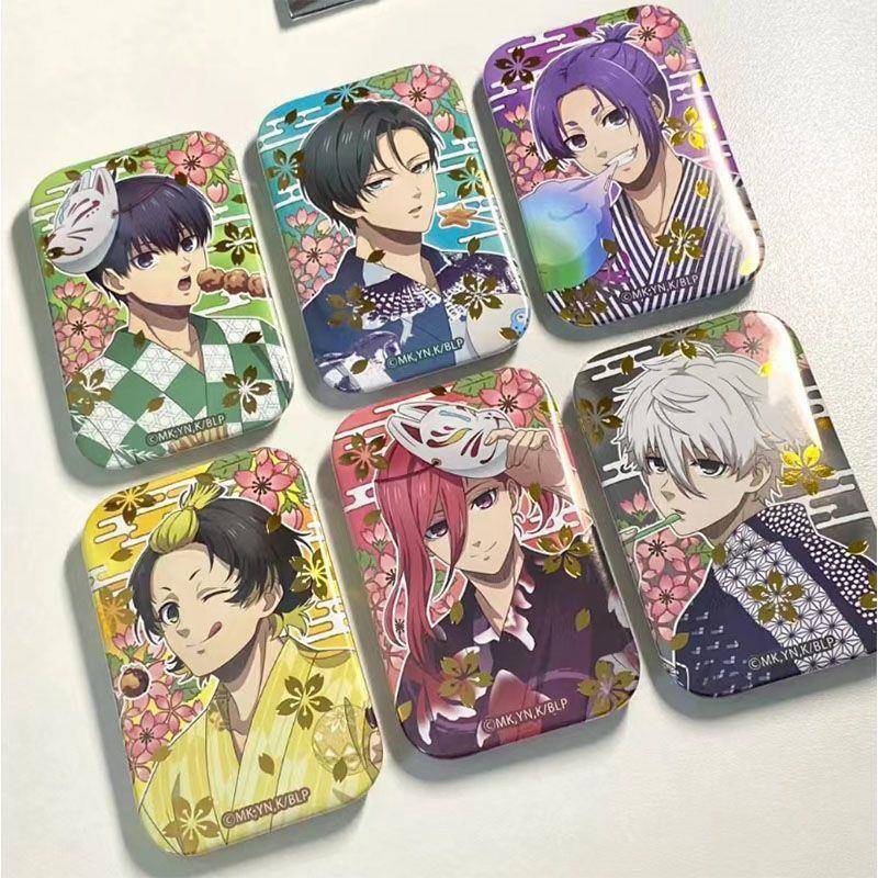 蓝色监狱烫金周边蓝锁吧唧蜂乐缘日浴衣同人谷自制徽章发完