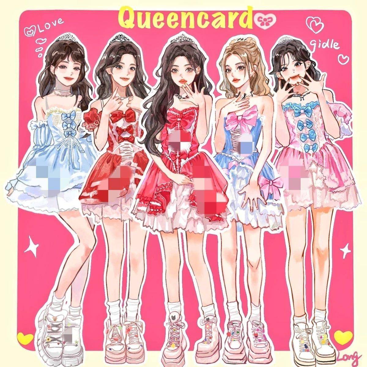 新款gidle女团周边人形立牌宋雨琦Minnie田小娟赵美延珍定制桌面