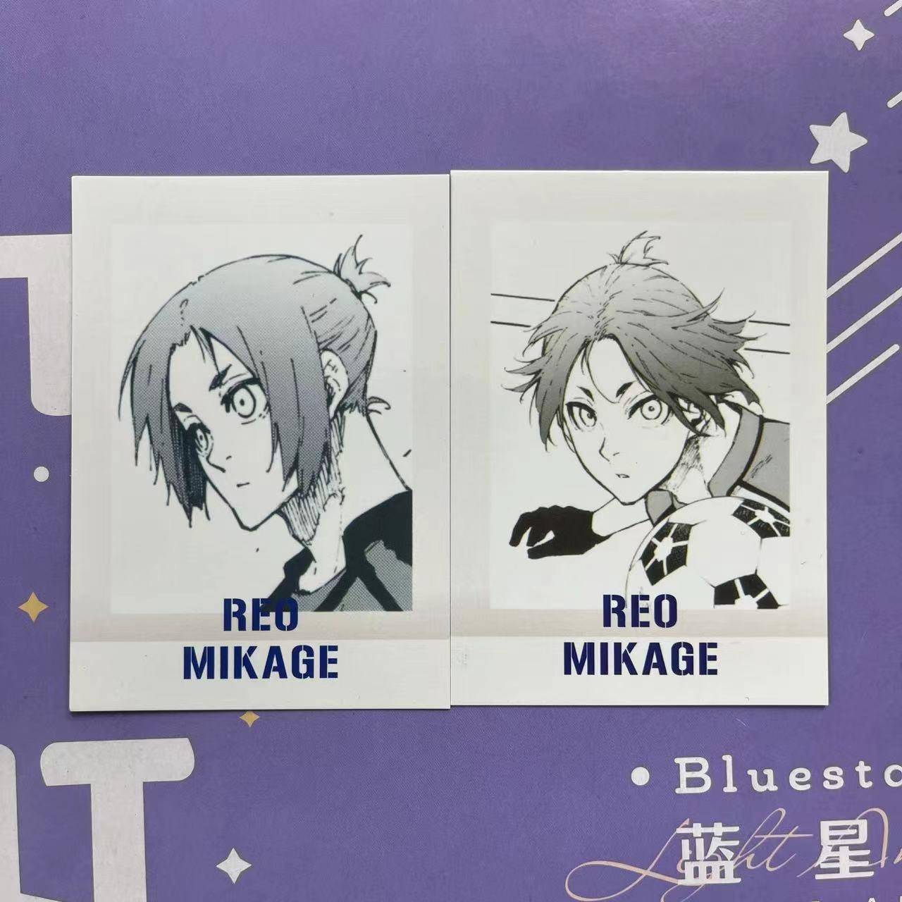 同人蓝色监狱原画展拍立得 凯撒原画展拍立得 御影玲王原画拍立得