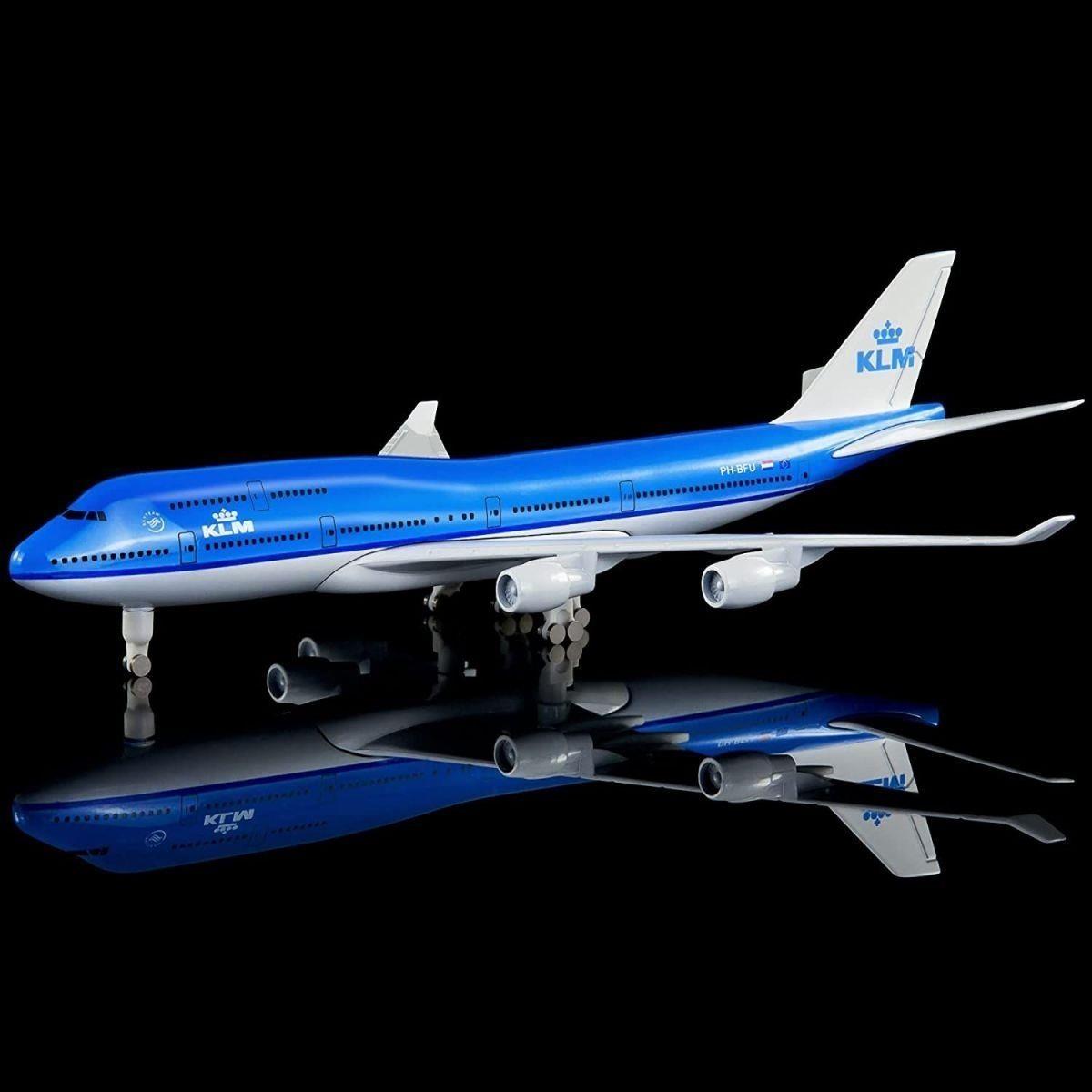 dc10飞机模型20cm成品荷兰航空KLM波音机B747合金仿真航模