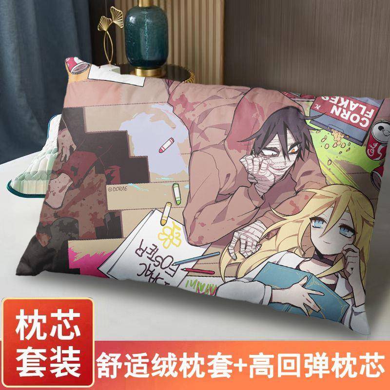 杀戮天使定制抱枕瑞吉儿艾札克动漫周边双面毛绒枕头生日礼物女