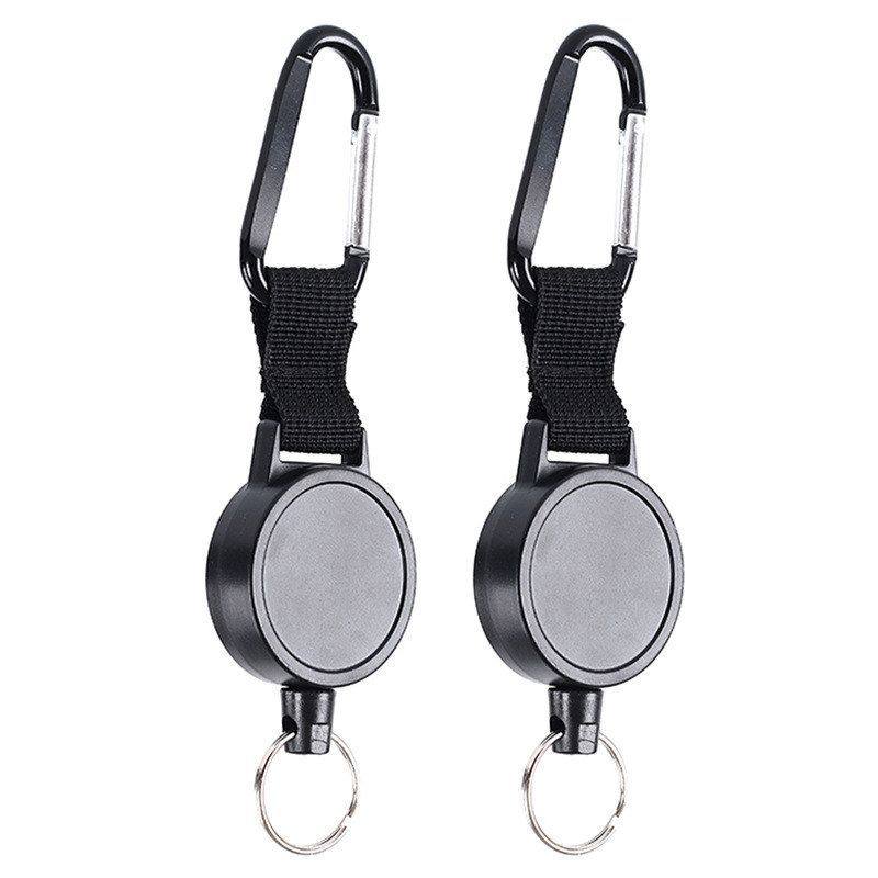 户外高弹力4.0织带登山扣防丢防盗钥匙圈黑色伸缩易拉扣易拉得,户外/登山/野营/旅行用品,挂扣,淘宝优惠券,粉丝福利购,淘宝优惠卷