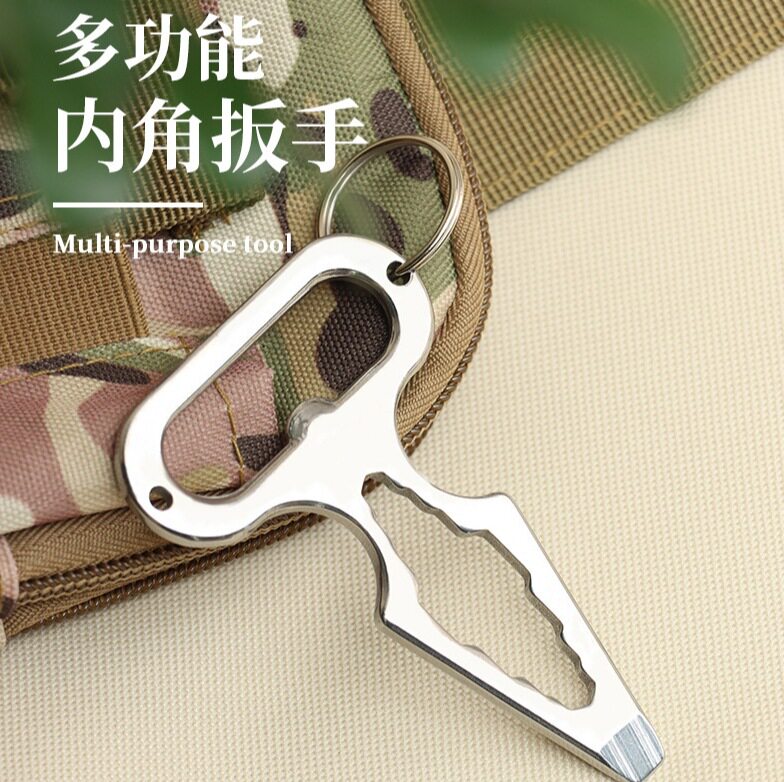 户外野营用品 EDC防身防卫尖刺 多功能工具 扳手