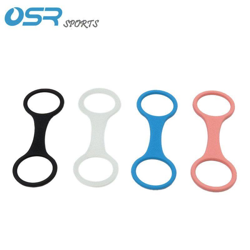 潜水浮潜全硅胶呼吸管面镜管扣8字扣固定卡扣