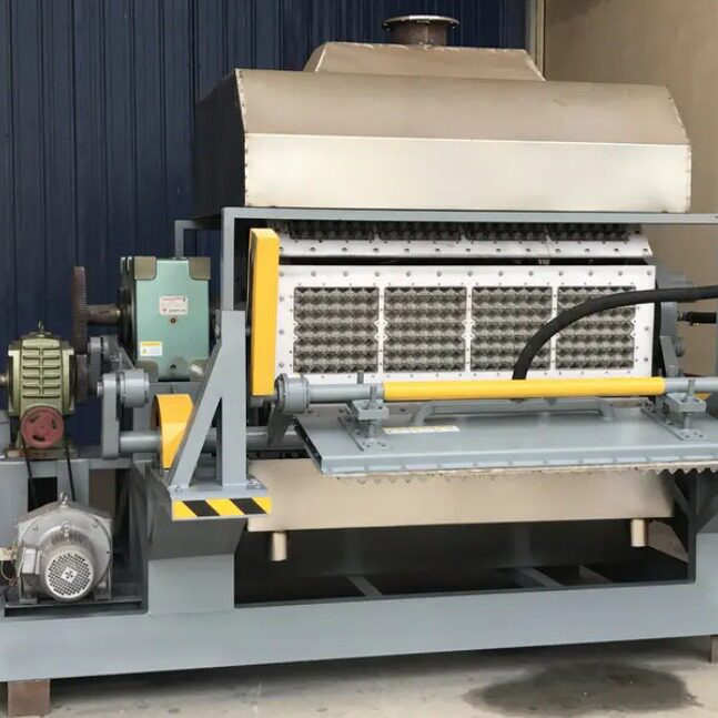 2000片鸡蛋托盘生产机器      蛋托机     废纸加工纸浆模型