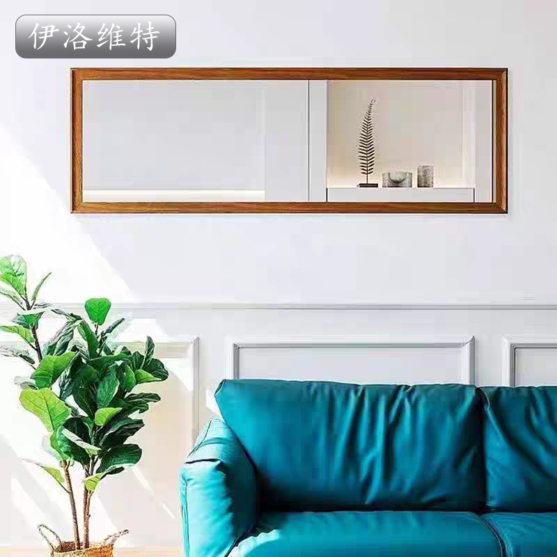 中古风横挂客厅悬挂装饰镜子