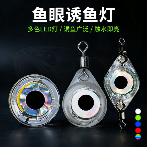 迷你水下LED聚鱼灯鱼眼带