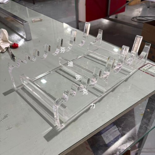 亚克力钢管样品展示架高透明