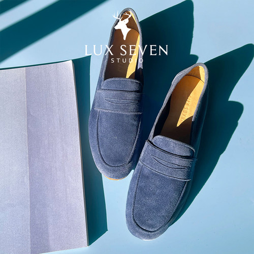 Lux Seven好穿到飞起  复古雅丹风 超软羊猄羊皮乐福鞋女