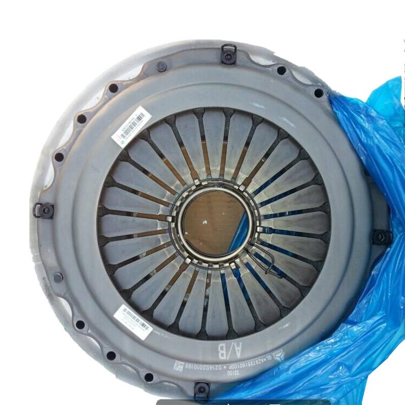 供应重汽亲人豪沃、STR通用配件WG9725160100离合器压盘