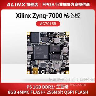ALINX黑金XilinxFPGA核心板ZYNQ70007015EMMC工业级XC7Z015