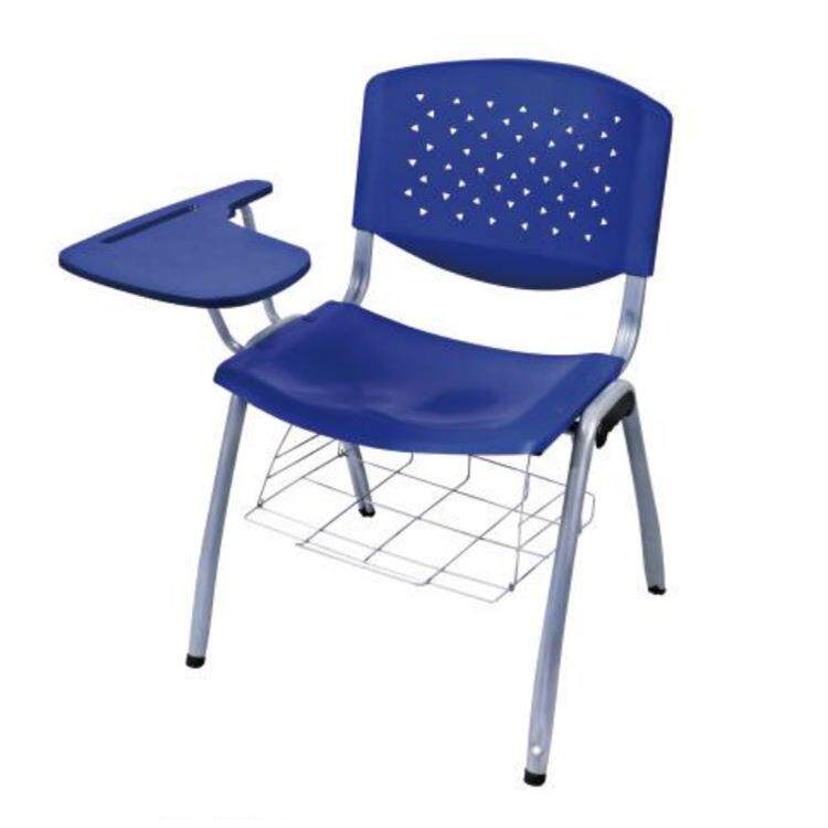 学校培训椅子带桌板轻便塑料会议椅学生培训桌椅折叠式
