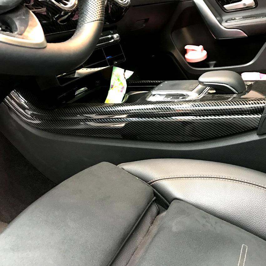 适用奔驰A级CLAW177C118新A级CLA中控面板侧边装饰条内饰改装