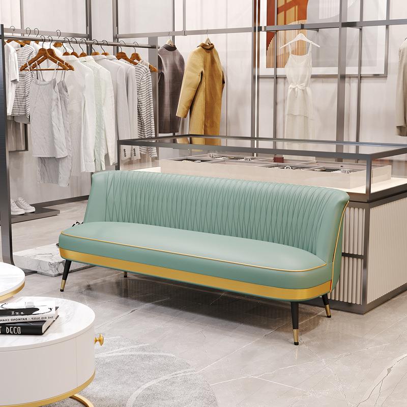 小户型沙发轻奢北欧极简公寓客厅卧室服装店科技布简卧双三人沙发