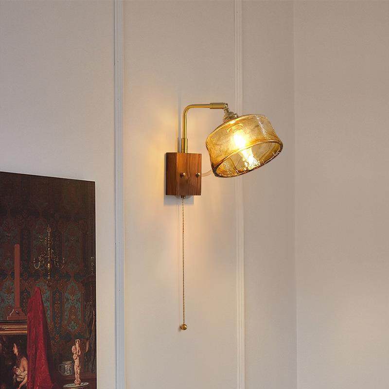日式复古拉链开关全铜床头极简壁灯民宿卧室楼梯阳台设计师灯具,家装灯饰光源,其它灯具灯饰,淘宝优惠券,粉丝福利购,淘宝优惠卷