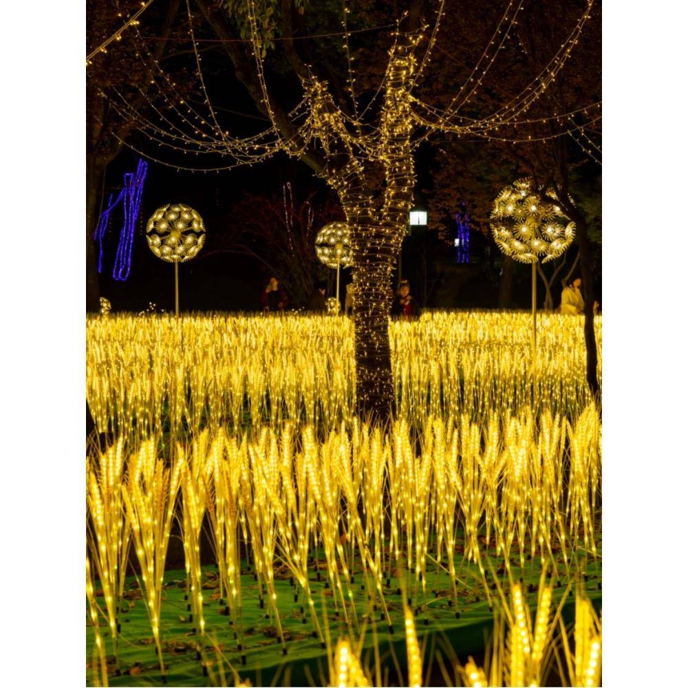 灯LED美陈景区麦穗亮化户外防水草坪灯地插灯厂装饰灯灯光节景观