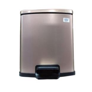 件 315cm4个 HT方形脚踏缓降垃圾桶香槟金272 265