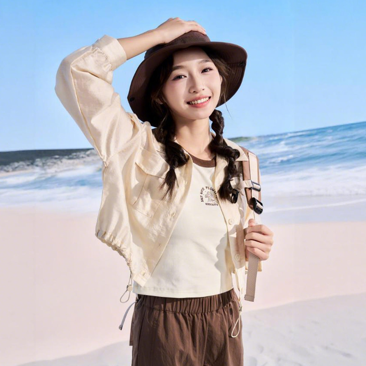 夏季轻薄中大童少女短款轻薄外套