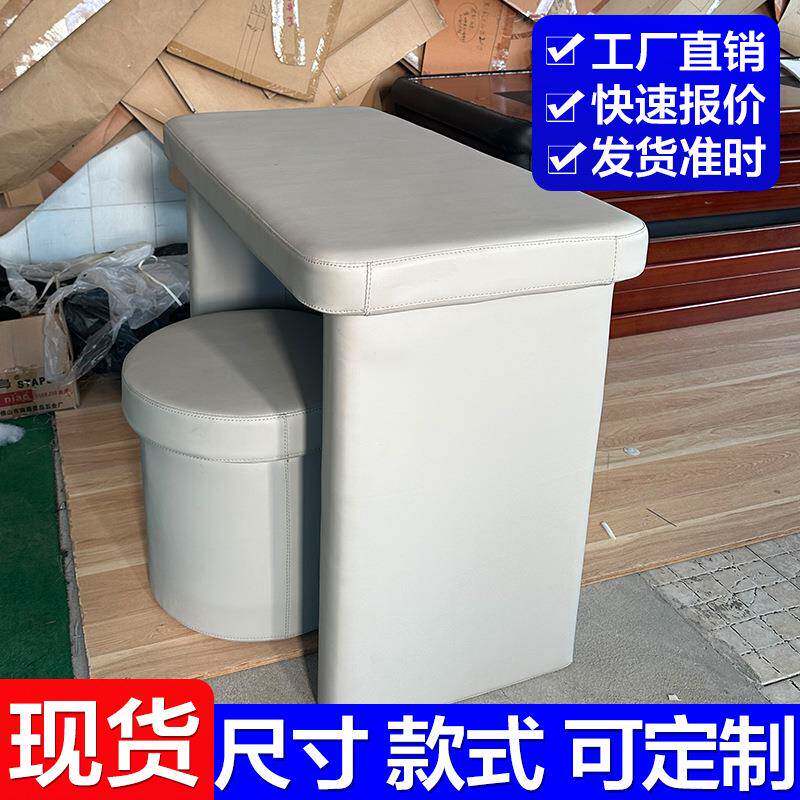 防撞带阻燃签字桌椅带海绵软包办公桌问话桌谈话写字桌椅