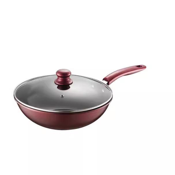 德世朗乐炫精铁不粘炒锅DFS-C106A