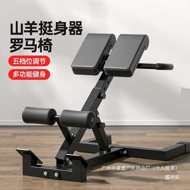 工厂直销健身器材多功能山羊背部椅家用专业腹肌挺身器腰训练器罗